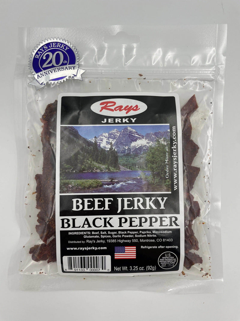 Black Pepper Beef Jerky - Rays Jerky
