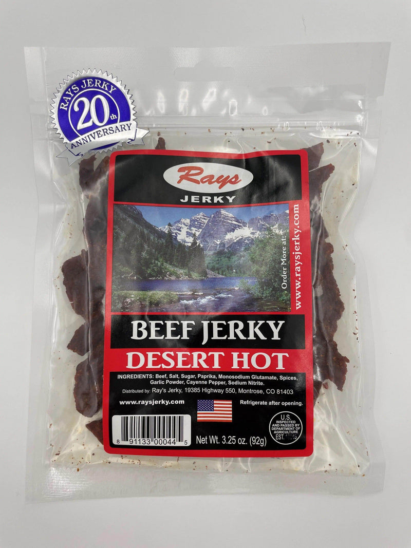 Desert Hot Beef Jerky - Rays Jerky