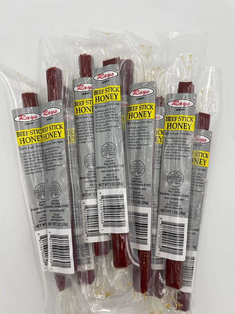 Honey Beef Sticks Individual - Rays Jerky