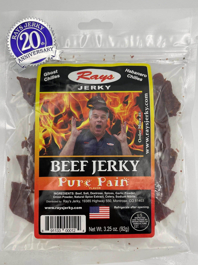 Pure Pain Beef Jerky - Rays Jerky